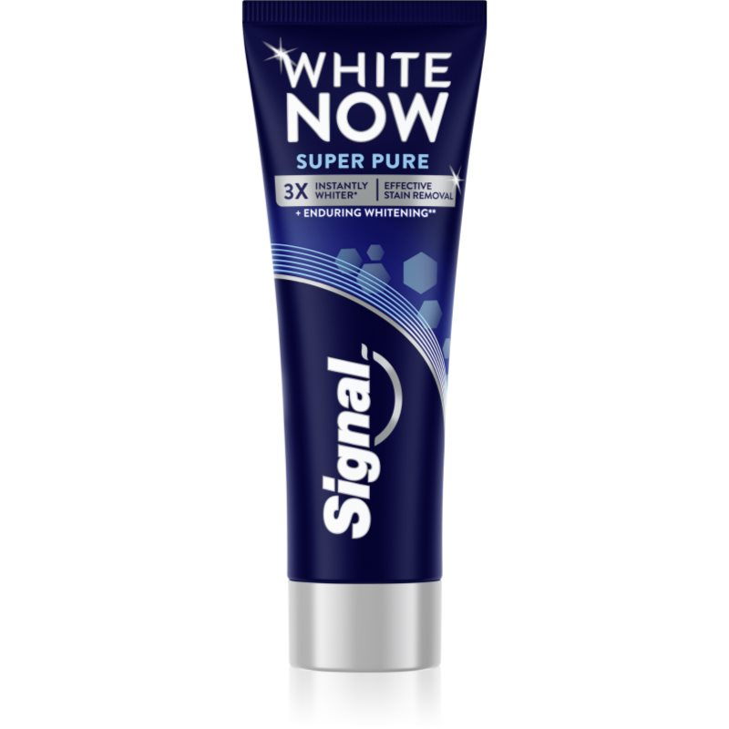 Signal White Now Men Super Pure zubní pasta pro muže s bělicím účinkem 75 ml