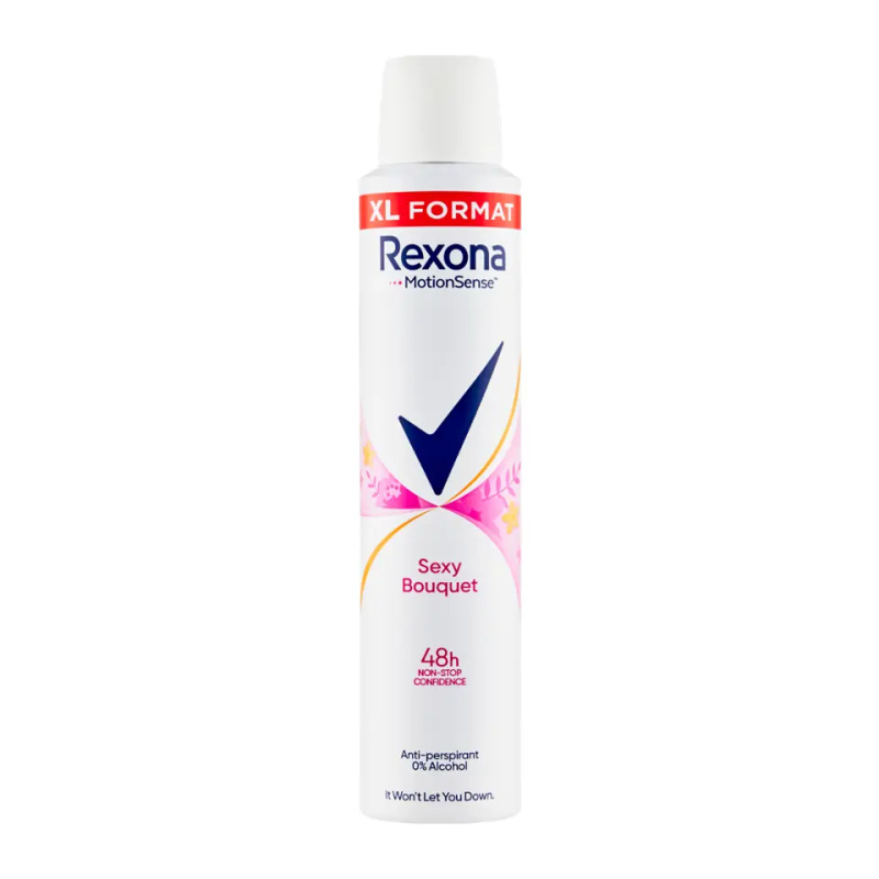 Rexona Sexy Bouquet antiperspirant ve spreji 48h 200 ml