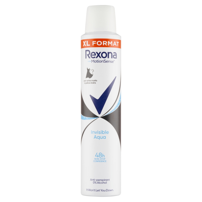 Rexona Invisible Aqua antiperspirant ve spreji 200 ml