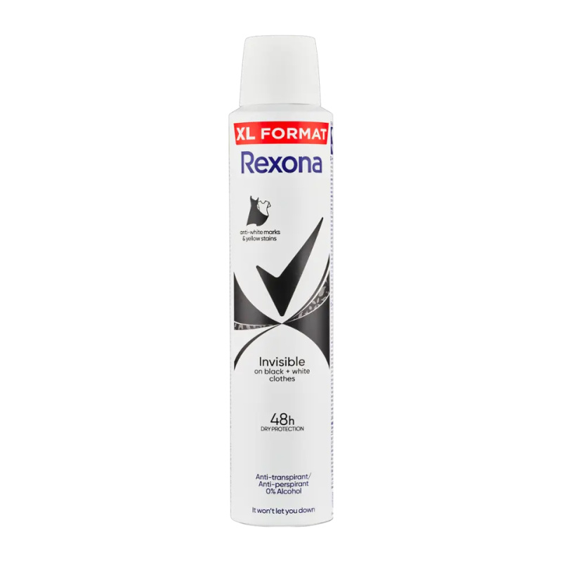 Rexona DEO Women 200ml Invisible B&W Ks
