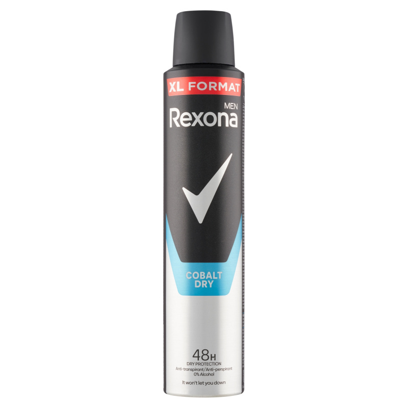Rexona Men Maximum Protection antiperspirant ve spreji pro muže XL Cobalt Dry 200 ml