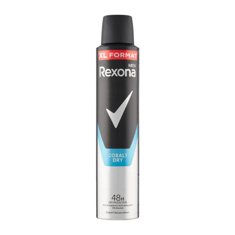 Rexona Men Maximum Protection antiperspirant ve spreji pro muže XL Cobalt Dry 200 ml