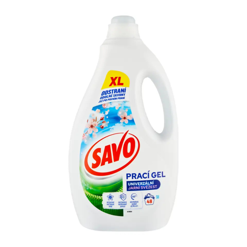 Savo Prací gel Jarní svěžest 2,4 l