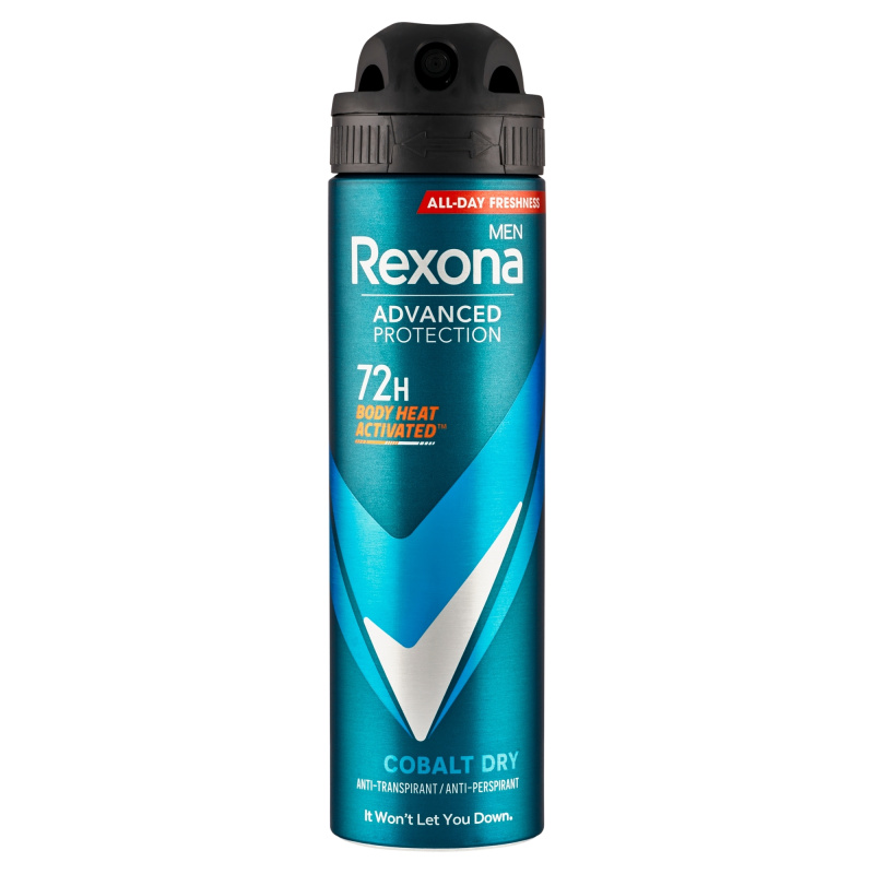 Rexona Men Advanced Protection antiperspirant ve spreji 72h pro muže Cobalt Dry 150 ml