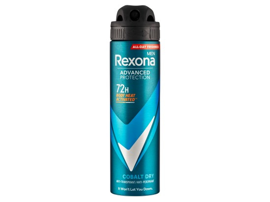 Rexona Men Advanced Protection antiperspirant ve spreji 72h pro muže Cobalt Dry 150 ml