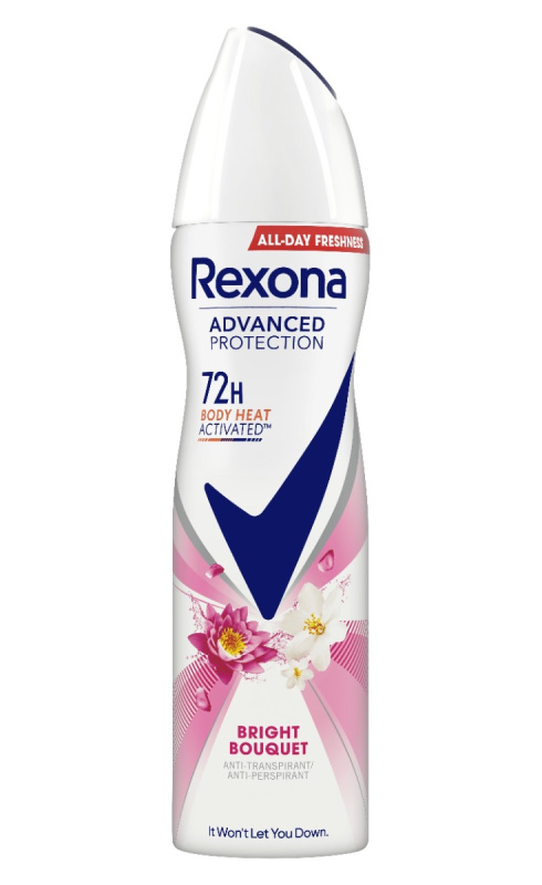 Rexona Advanced Protection Bright Bouquet antiperspirant ve spreji 72h 150 ml