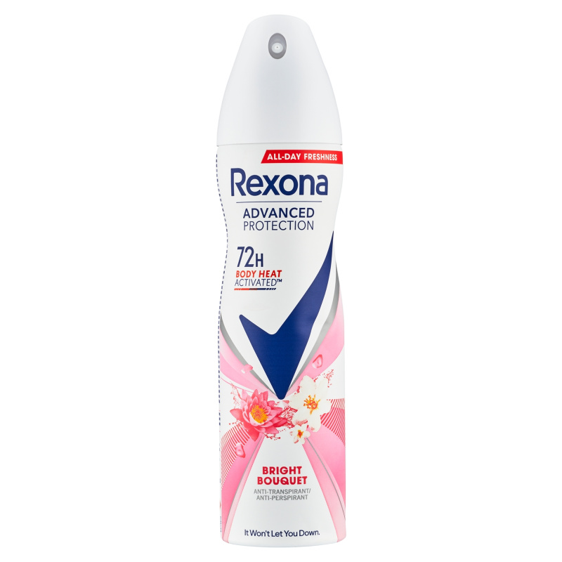 Rexona Advanced Protection Bright Bouquet antiperspirant ve spreji 72h 150 ml