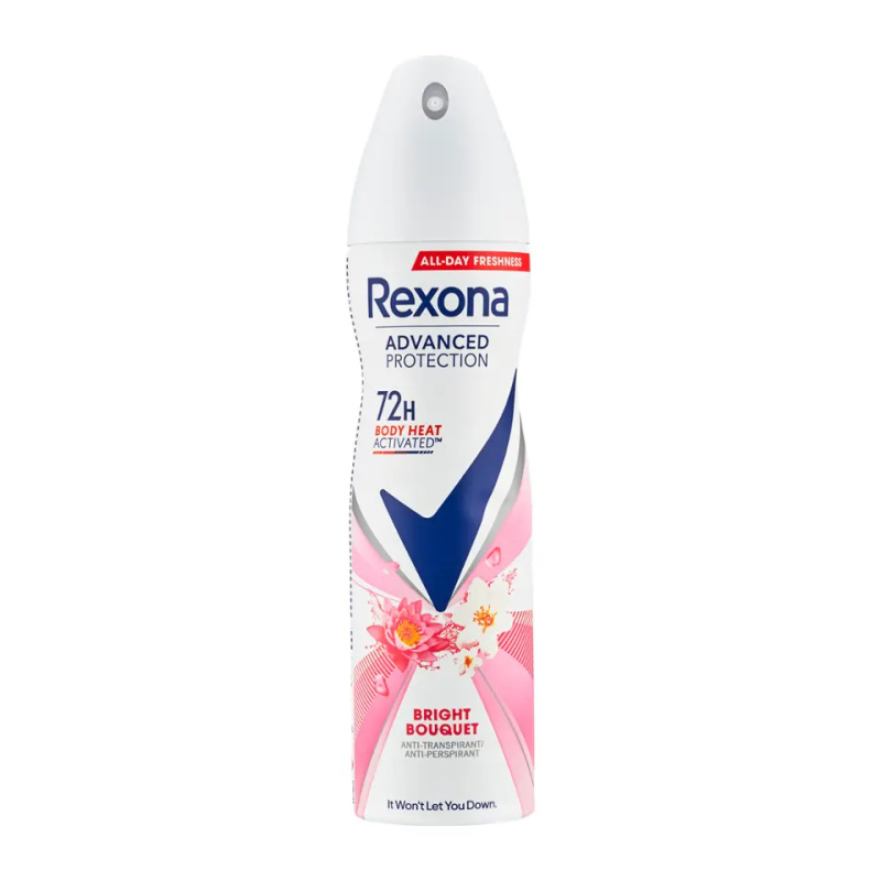 Rexona Advanced Protection Bright Bouquet antiperspirant ve spreji 72h 150 ml