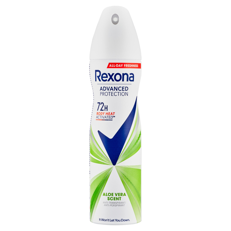 Rexona Advanced Protection Aloe Vera antiperspirant ve spreji 72h 150 ml