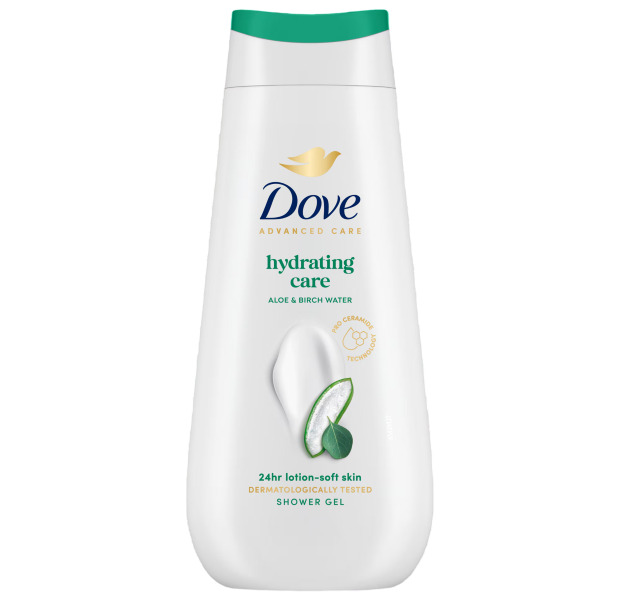 Dove SG 225ml Hydrating Care Aloe & Birch water
