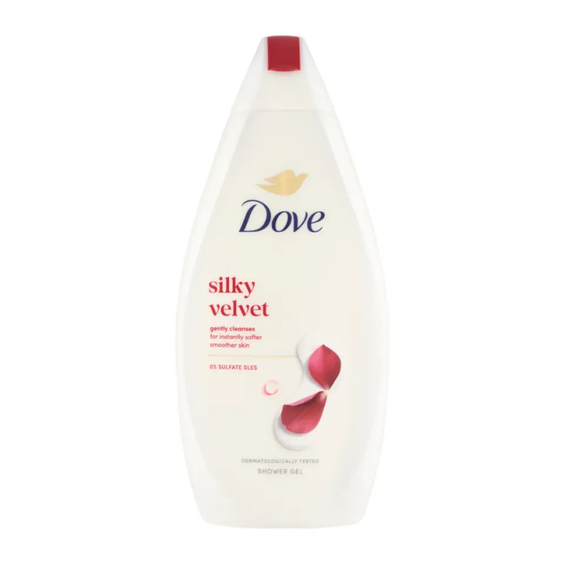 Dove Silky Velvet sprchový gel 450 ml