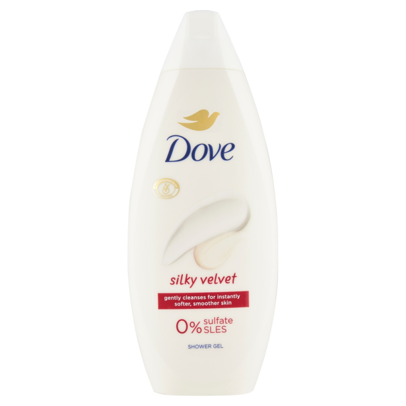 Dove Silky Velvet sprchový gel 250 ml