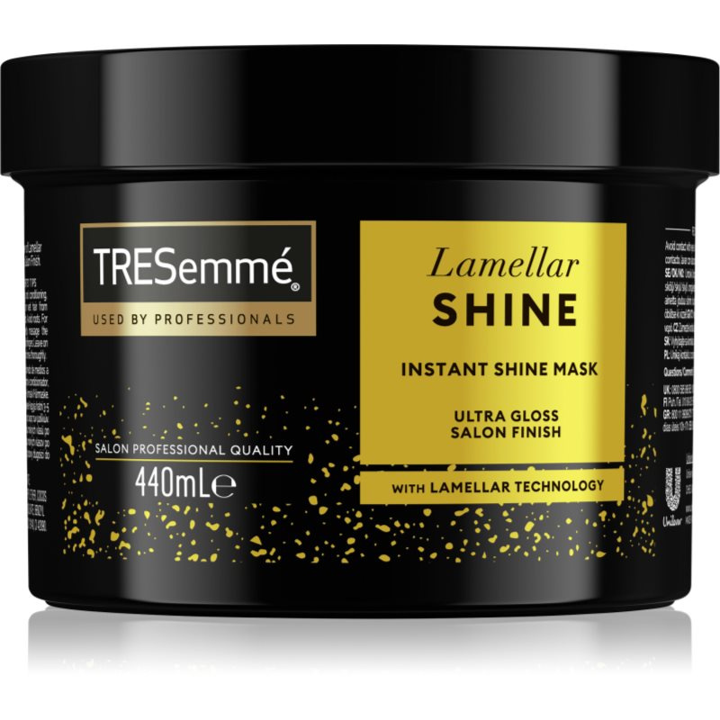 TRESemmé Lamellar Shine maska na vlasy pro lesk a hebkost vlasů 400 ml