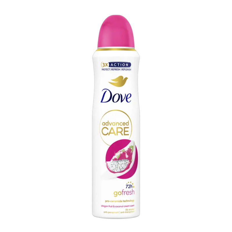 Dove Advanced Care Go Fresh osvěžující deodorant pro ženy Dragon Fruit&Cocconut 150 ml