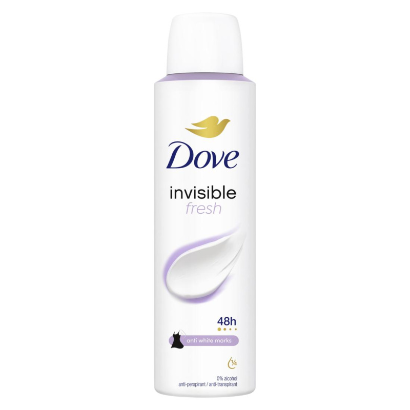 Dove Invisible Fresh Antiperspirant osvěžující deodorant pro ženy 150 ml