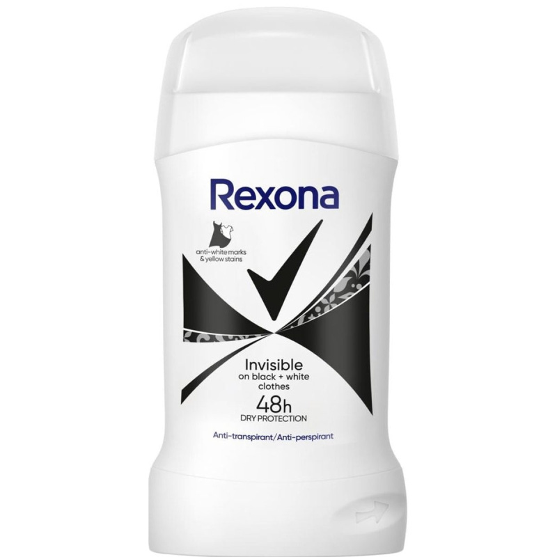 Rexona Invisible Black & White tuhý antiperspirant