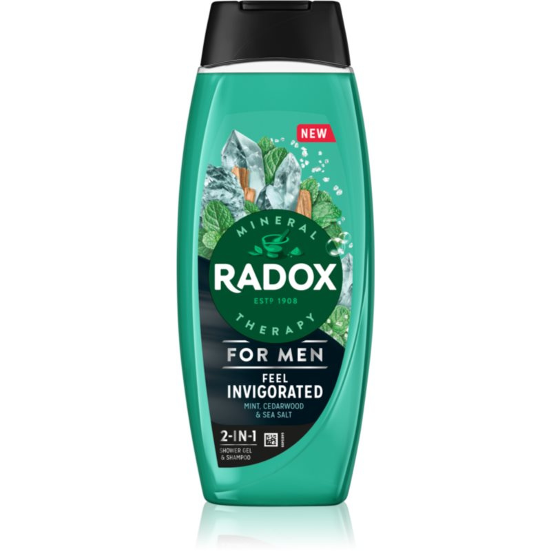 Radox Feel Invigorated sprchový gel pro muže 2 v 1