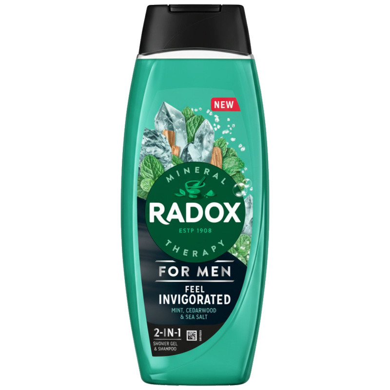 Radox Feel Invigorated sprchový gel pro muže 2 v 1