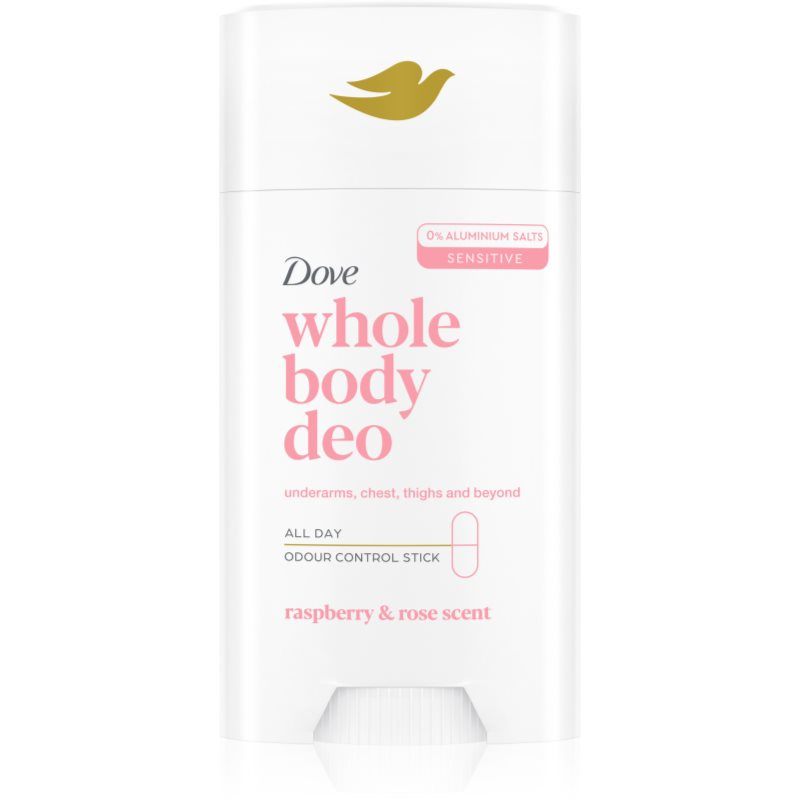 Dove Raspberry & Rose tuhý deodorant na tělo 75 ml