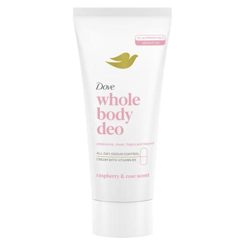 Dove Raspberry & Rose krémový deodorant na tělo 75 ml