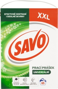 SAVO Prací prášek Univerzální Box 65 praní 4,55 kg