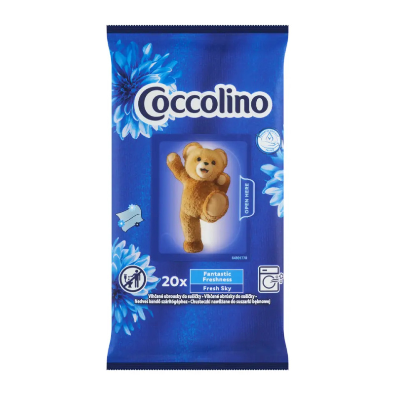 Coccolino Vlhčené ubrousky do sušičky (20×5,6 kg)
