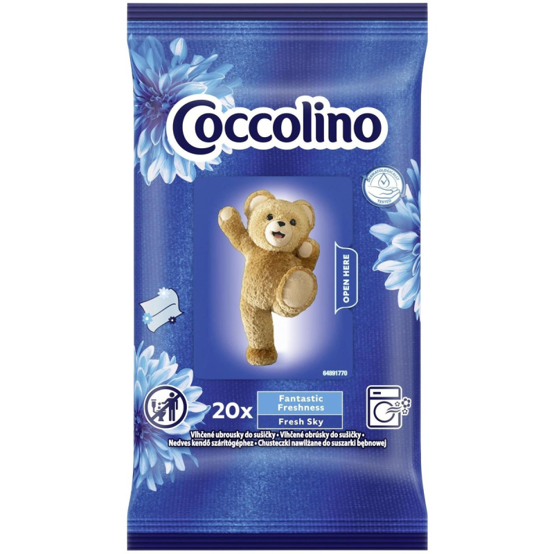 Coccolino Vlhčené ubrousky do sušičky (20×5,6 kg)