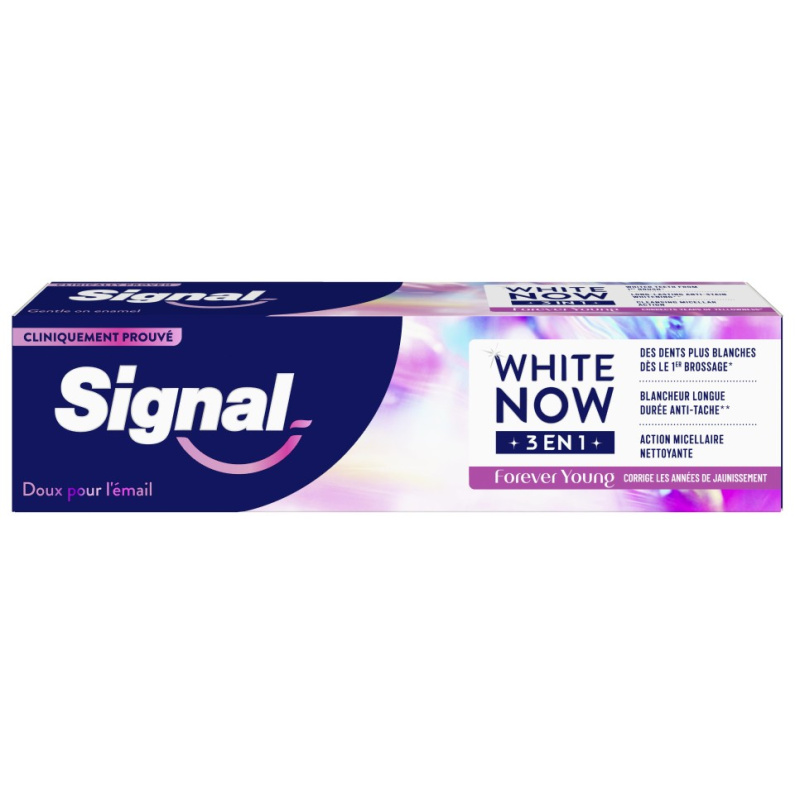 Signal White Now 3-in-1 bělicí zubní pasta Forever Young 75 ml