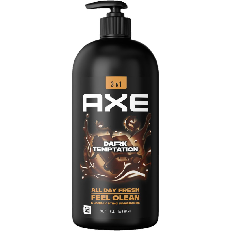 Axe Dark Temptation sprchový gel na obličej, tělo a vlasy 900 ml
