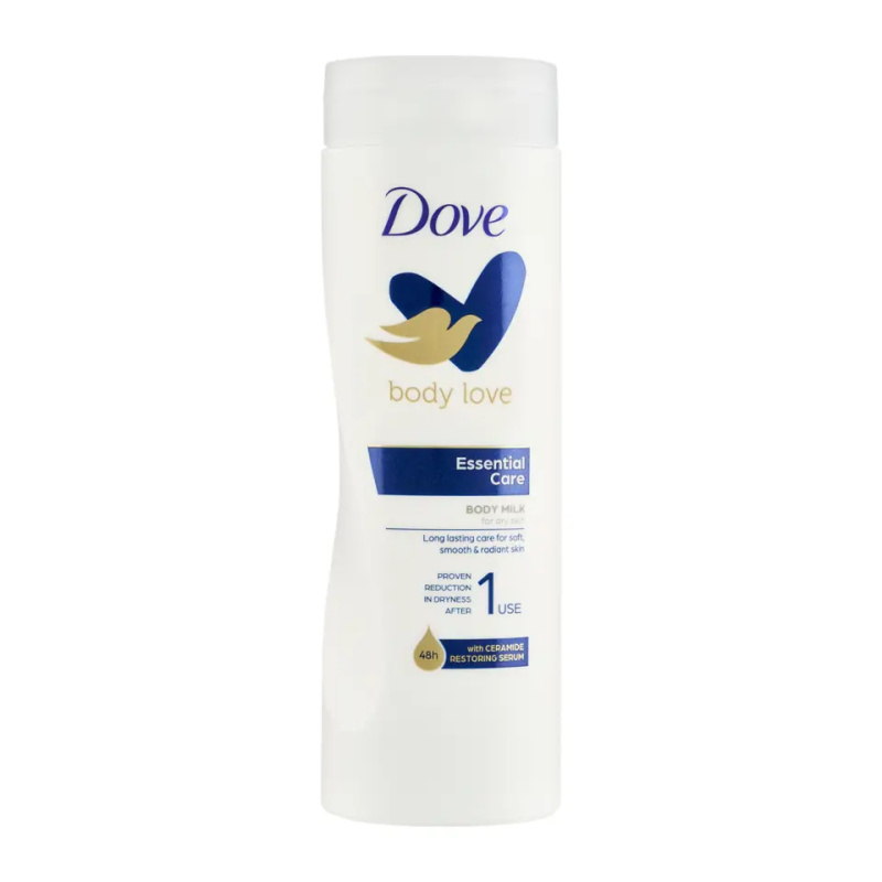 Dove Body Love Essential Care Tělové mléko pro suchou pokožku 400 ml