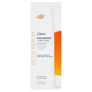 Dove Even Tone Niacinamide tělové sérum pro rozjasnění a hydrataci 200 ml