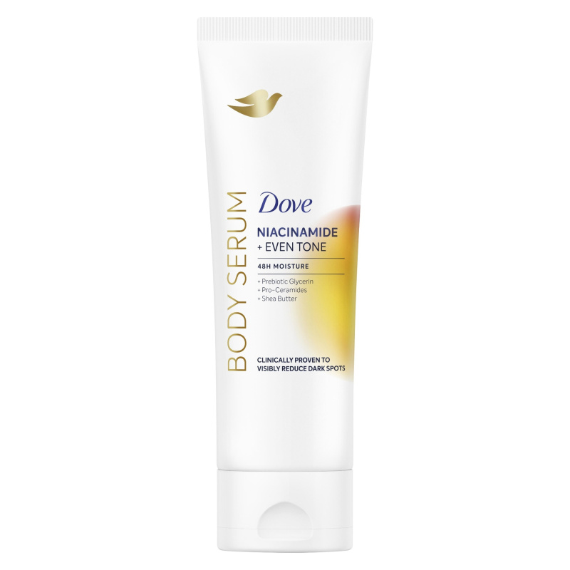 Dove Even Tone Niacinamide tělové sérum pro rozjasnění a hydrataci 200 ml