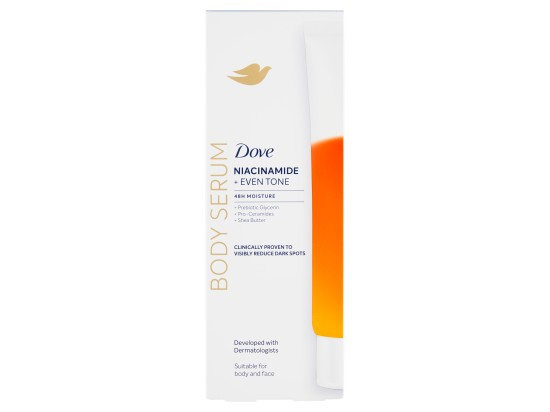 Dove Even Tone Niacinamide tělové sérum pro rozjasnění a hydrataci 200 ml