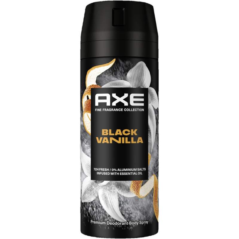 Axe Premium Black Vanilla deodorant sprej pro muže 150 ml
