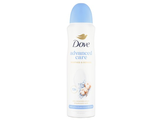 Dove Advanced Care Fresh Cotton and Sea Minerals deodorant sprej 150 ml