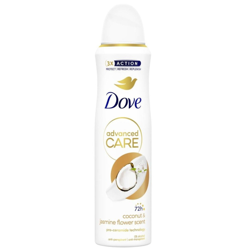 Dove Advanced Care Coconut & Jasmine Flower antiperspirant sprej