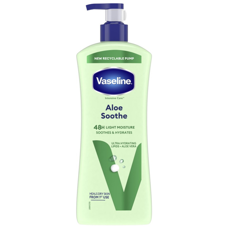 Vaseline Aloe Soothe tělové hydratační mléko s aloe vera 600 ml