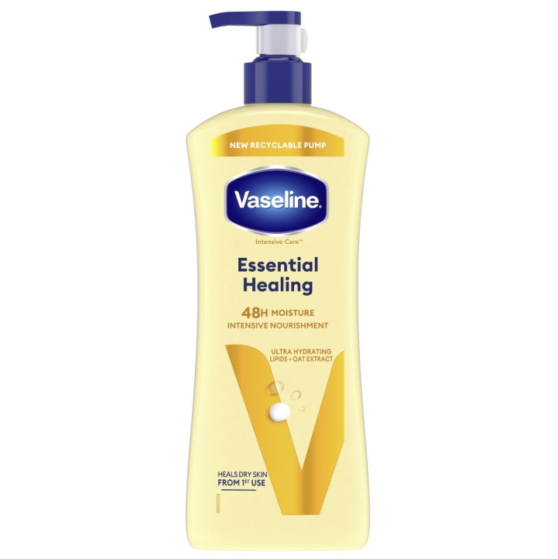 Vaseline Essential Healing hydratační tělové mléko 600 ml