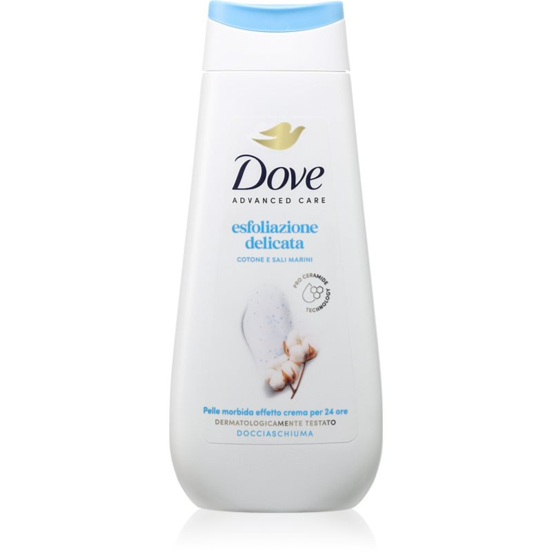 Dove Advanced Care Gentle Exfoliate sprchový gel s peelingovým efektem 225 ml