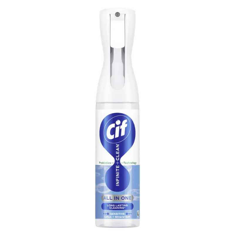 Cif Infinite Clean Lotus mineral salt univerzální čisticí sprej s probiotiky