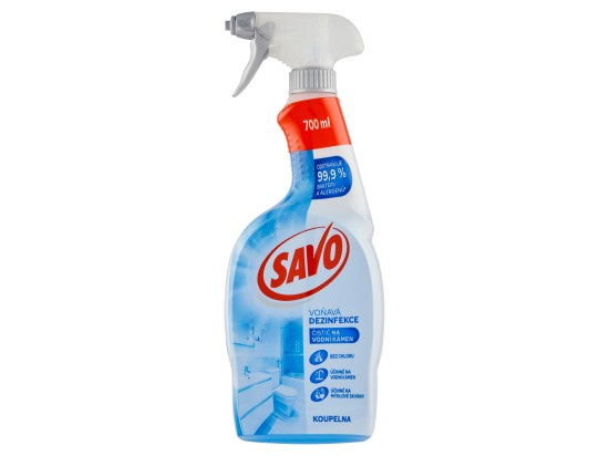 Savo bez chloru na vodní kámen ve spreji 700 ml