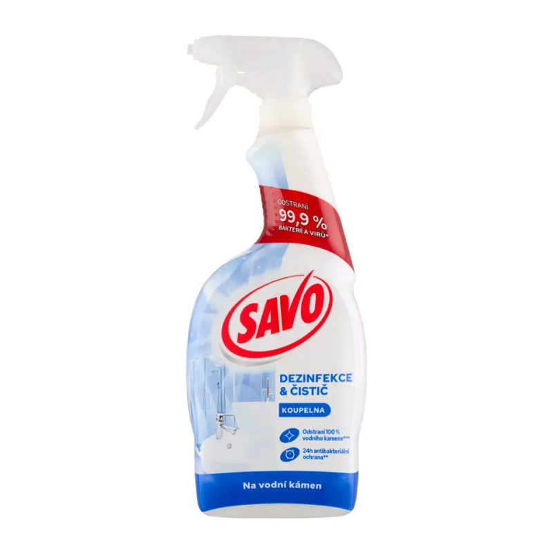 Savo bez chloru na vodní kámen ve spreji 700 ml