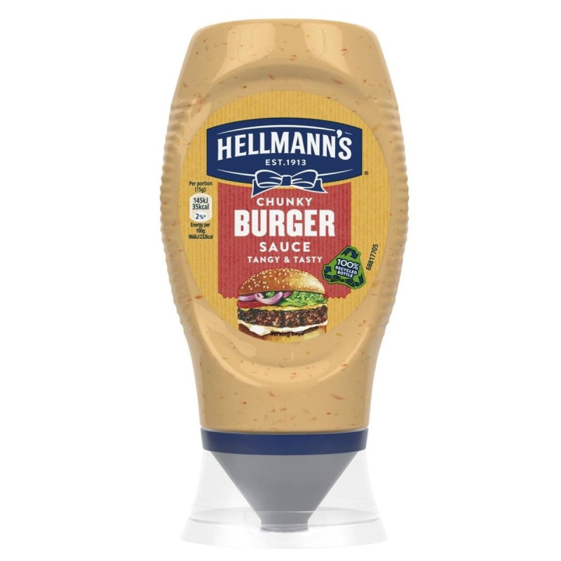 Hellmann’s Grilovací omáčka k masu Chunky burger