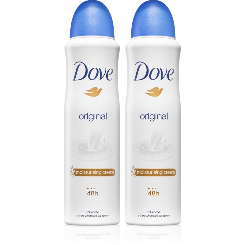 Dove Original antiperspirant ve spreji výhodné balení