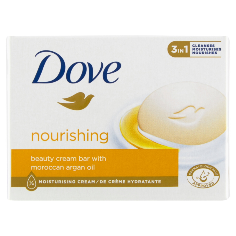 Dove Cream Oil tuhé mýdlo s arganovým olejem 90 g