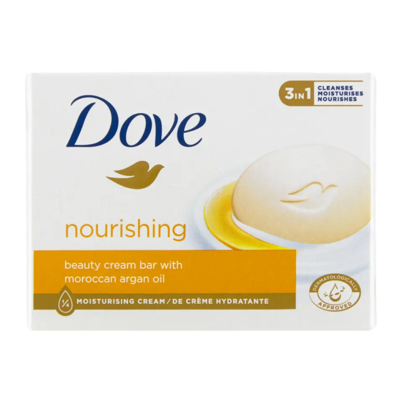 Dove Cream Oil tuhé mýdlo s arganovým olejem 90 g