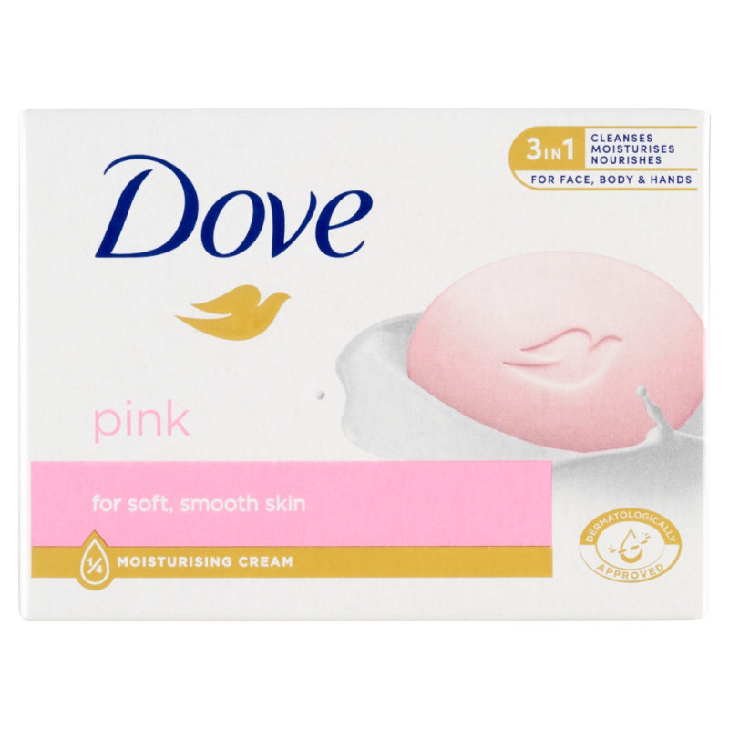 Dove Pink čisticí tuhé mýdlo 90 g