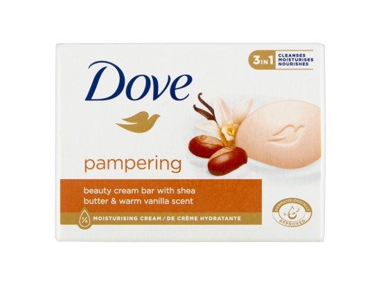 DOVE Pampering Bambucké máslo a vanilka Krémová tableta 90 g
