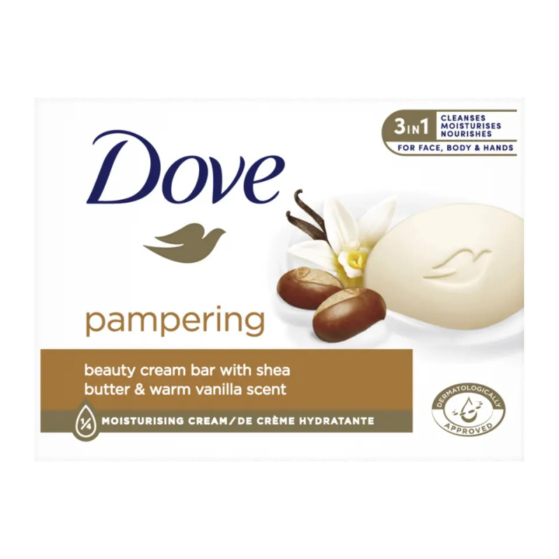 DOVE Pampering Bambucké máslo a vanilka Krémová tableta 90 g