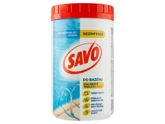 Savo chlórové tablety maxi  1,2kg  676515